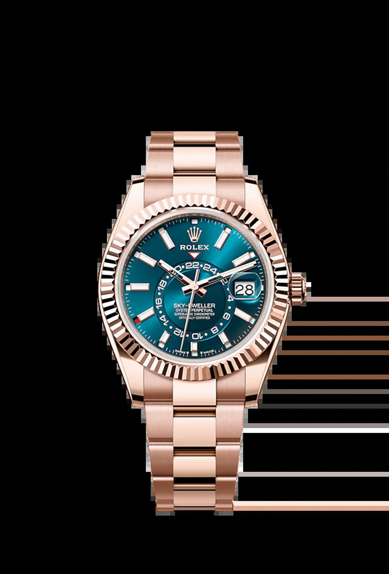 Sky-Dweller, 42Mm, 18K Everose Gold, Ref# 336935-0001