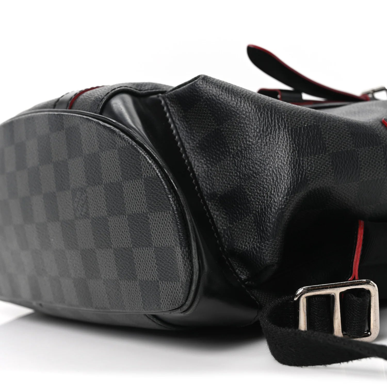 Damier Graphite Christopher PM Red