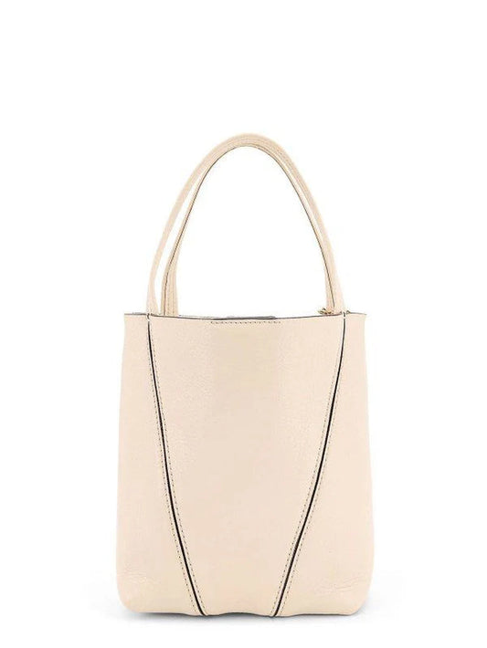 SPIN SMALL LEATHER TOTE
