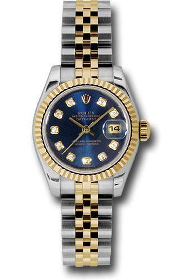 Rolex Lady Datejust 26Mm Watch 179173 Bldj