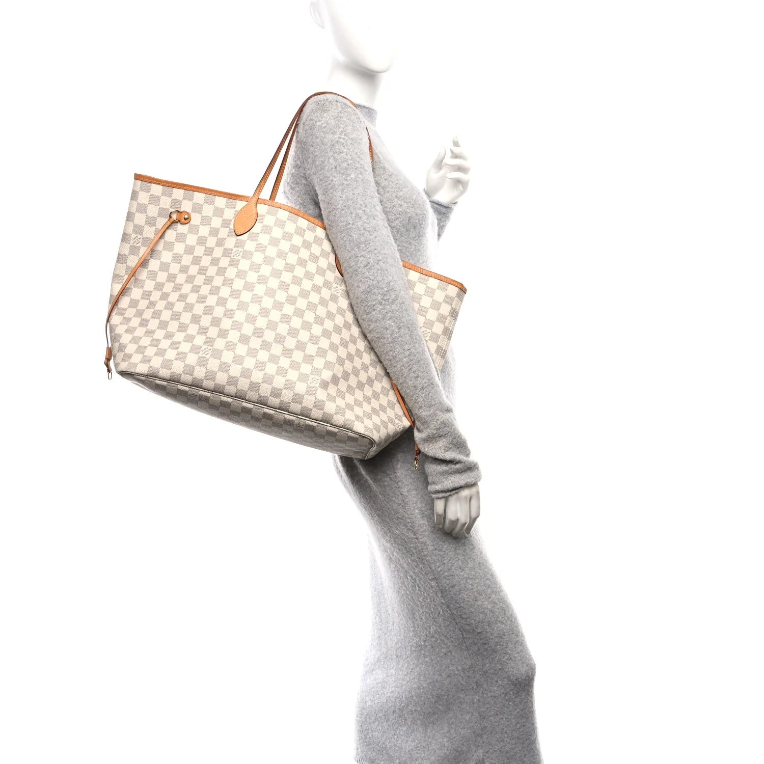 Damier Azur Neo Neverfull GM Rose Ballerine