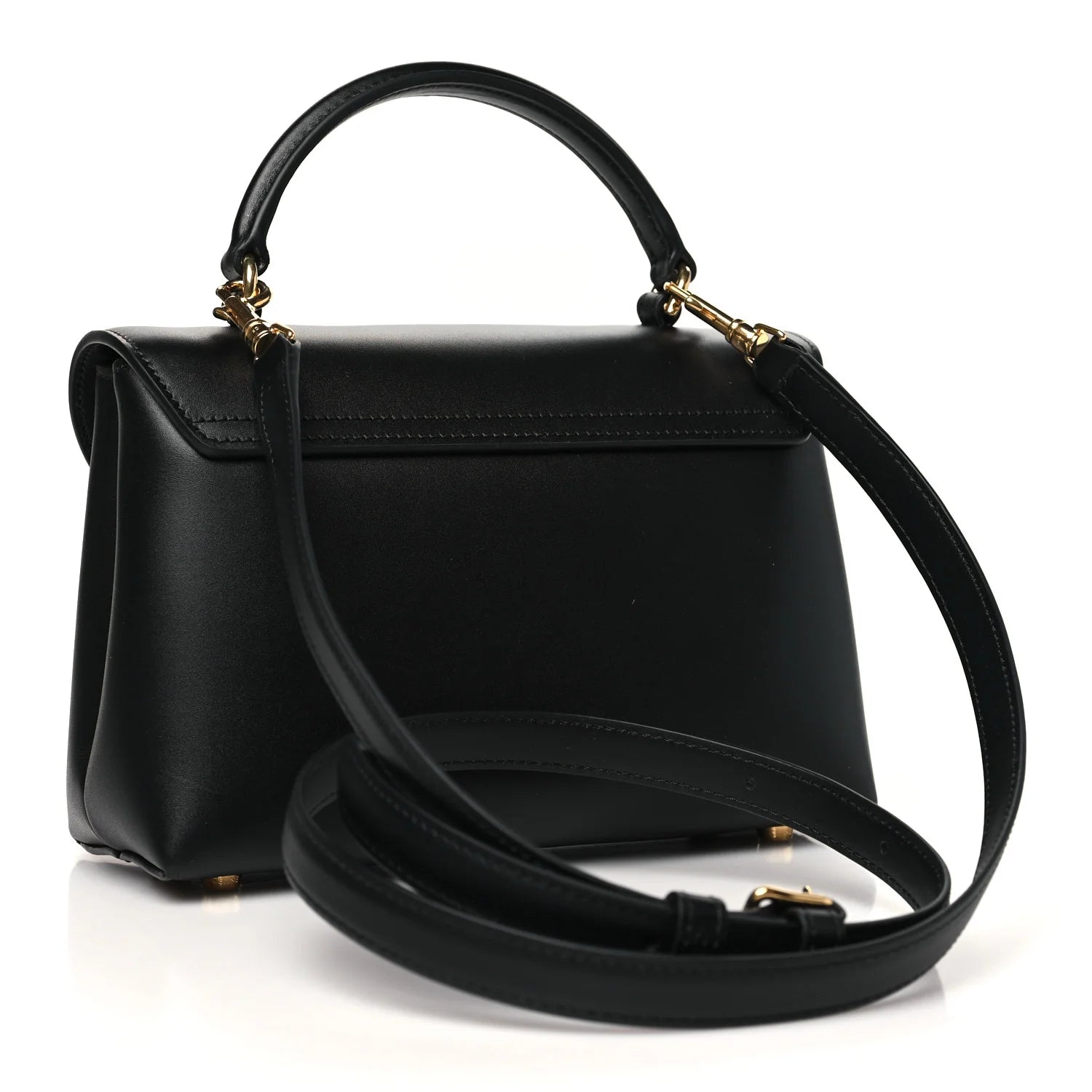 Smooth Satinated Calfskin Teen Nino Black