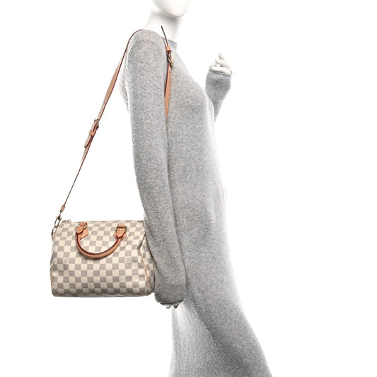 Damier Azur Speedy Bandouliere 25