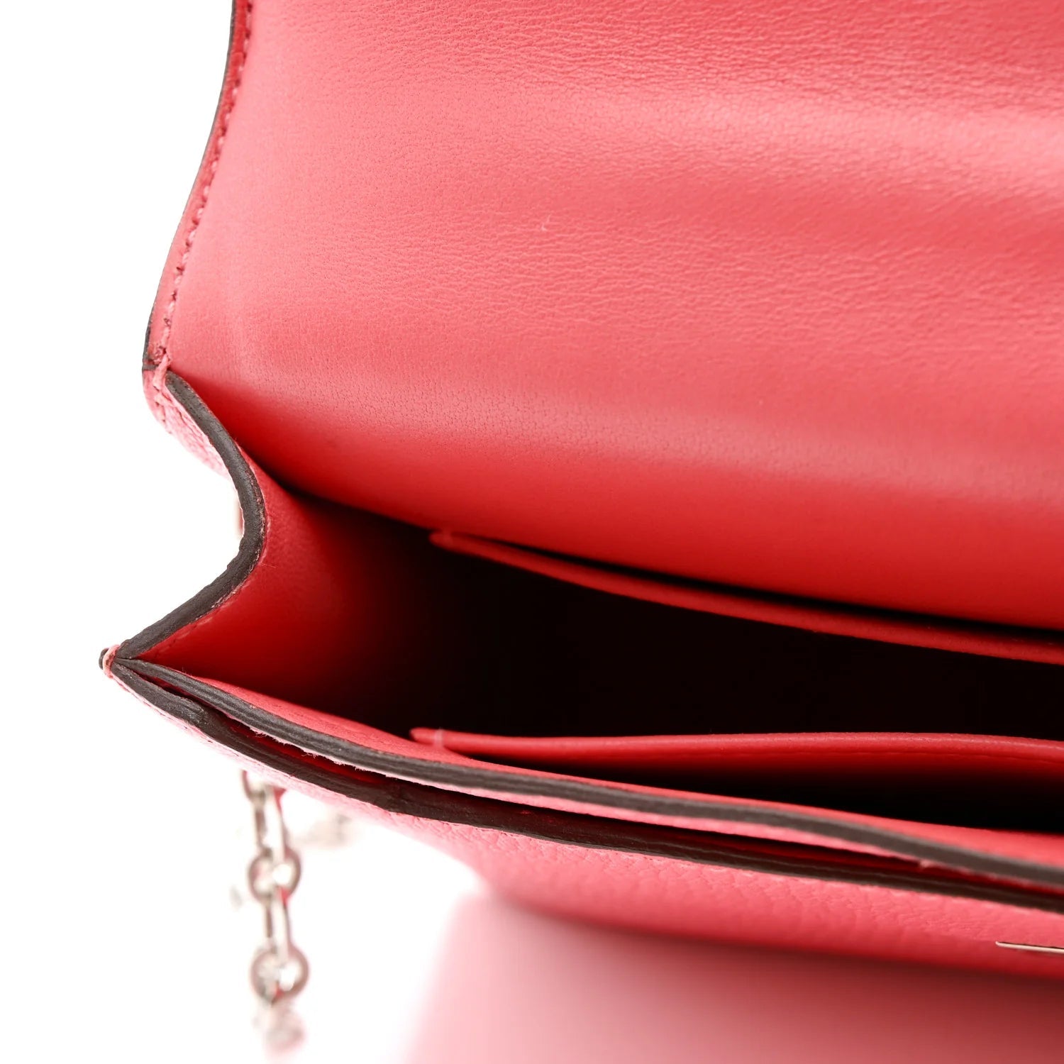 Chevre Mysore Mini Verrou Chaine Bag Rose Azalee