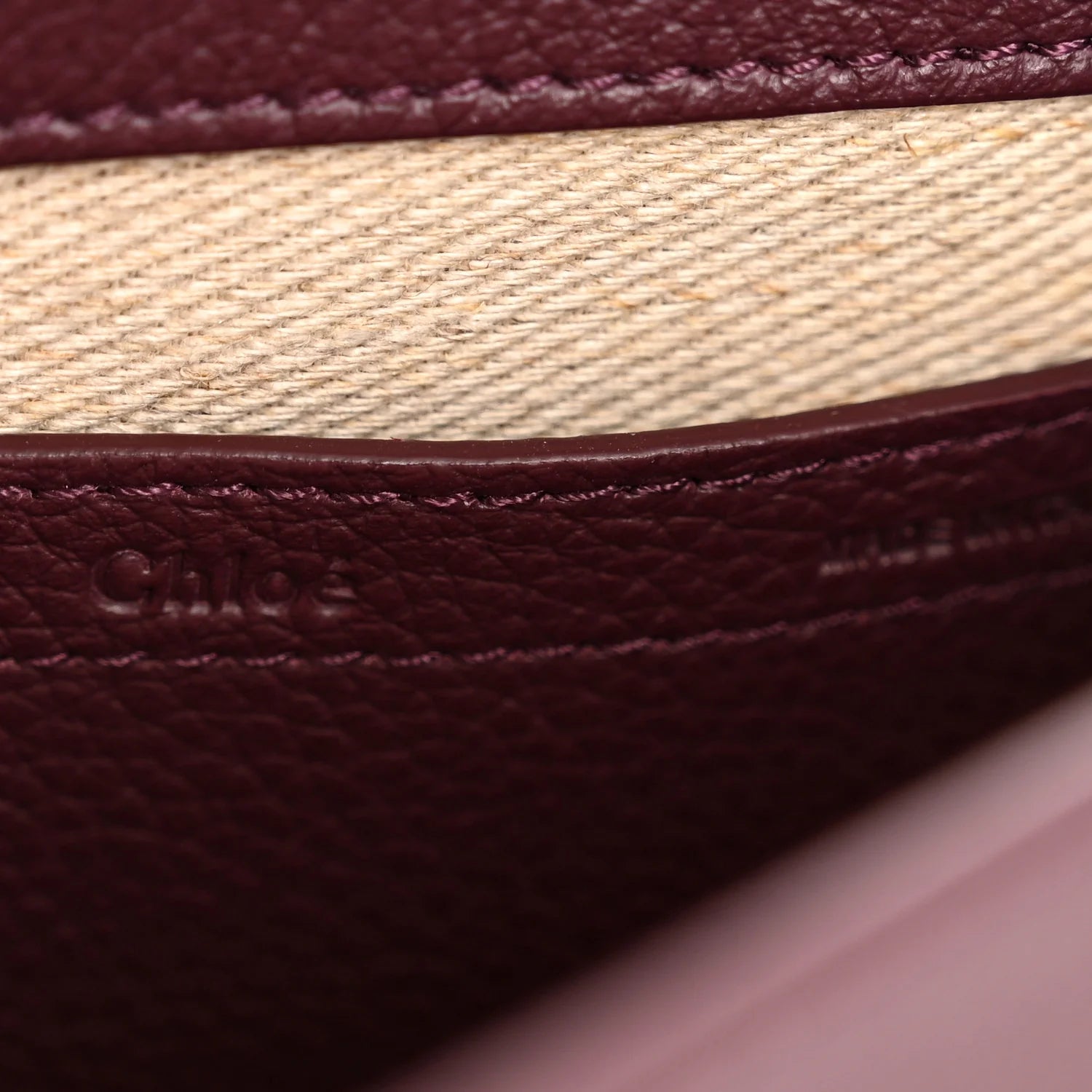 Grained Calfskin Small Marcie Saddle Bag Dimness Purple