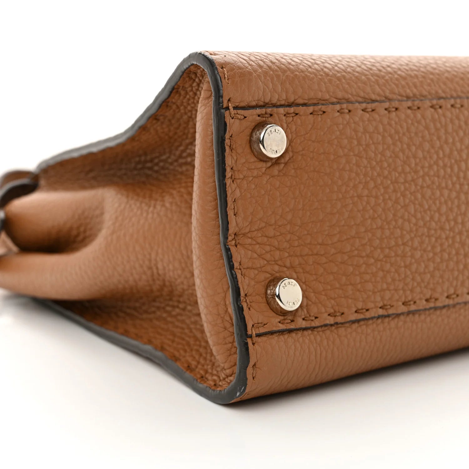 Cuoio Romano Selleria Bi-Color Medium Peekaboo Iconic Satchel Mou Deserto