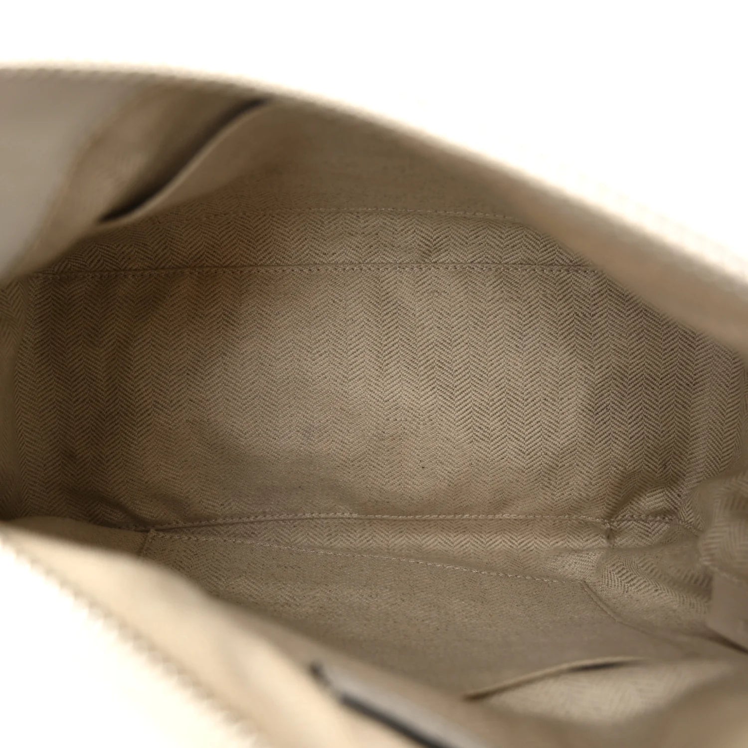 Grained Calfskin Small Puzzle Bag White