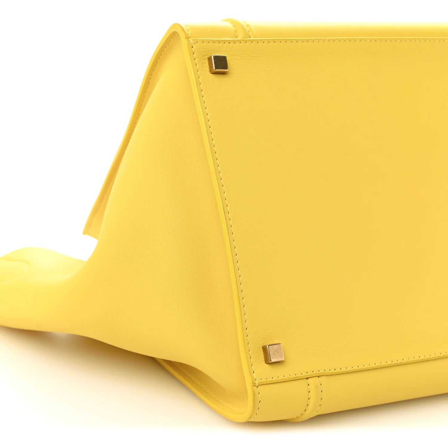 Supple Calfskin Medium Phantom Luggage Sun Yellow