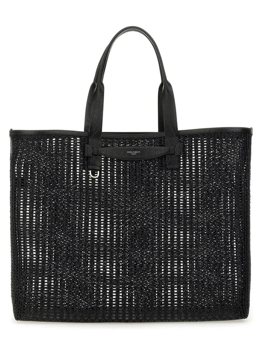 WOVEN MESH SHOPPING BAG