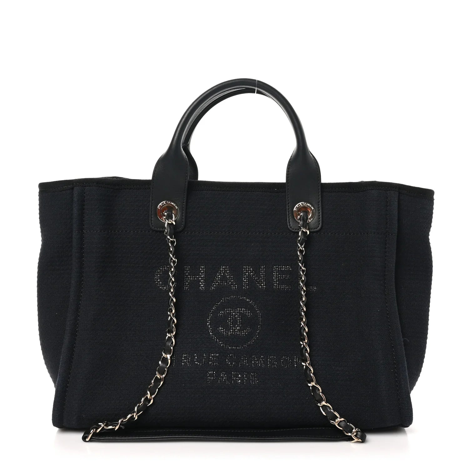 Mixed Fibers Small Deauville Tote Black