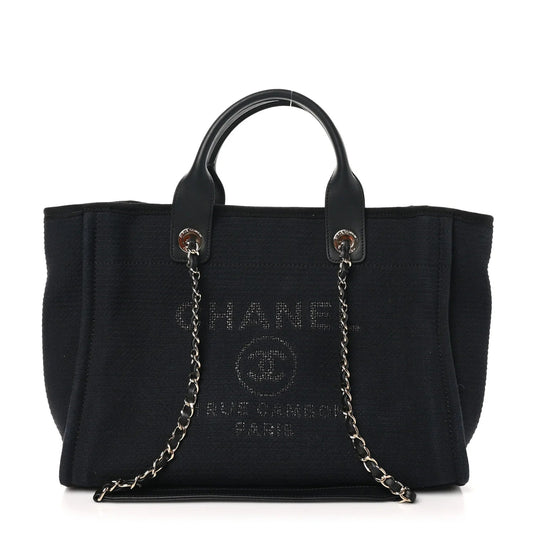 Mixed Fibers Small Deauville Tote Black