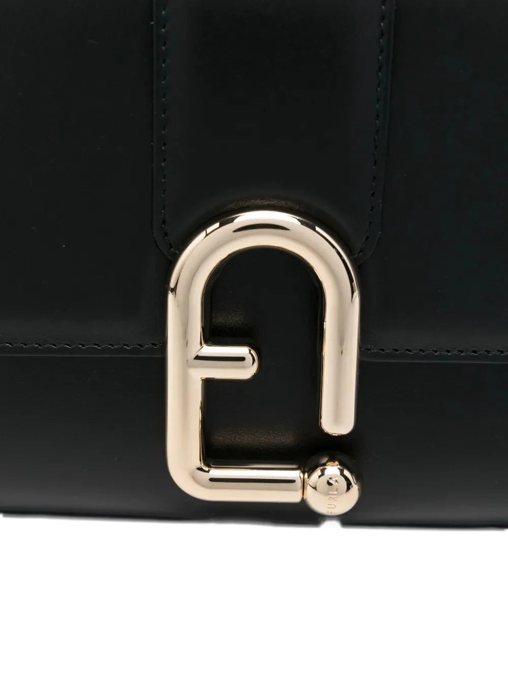 URBAN S BLACK LEATHER SHOULDER BAG