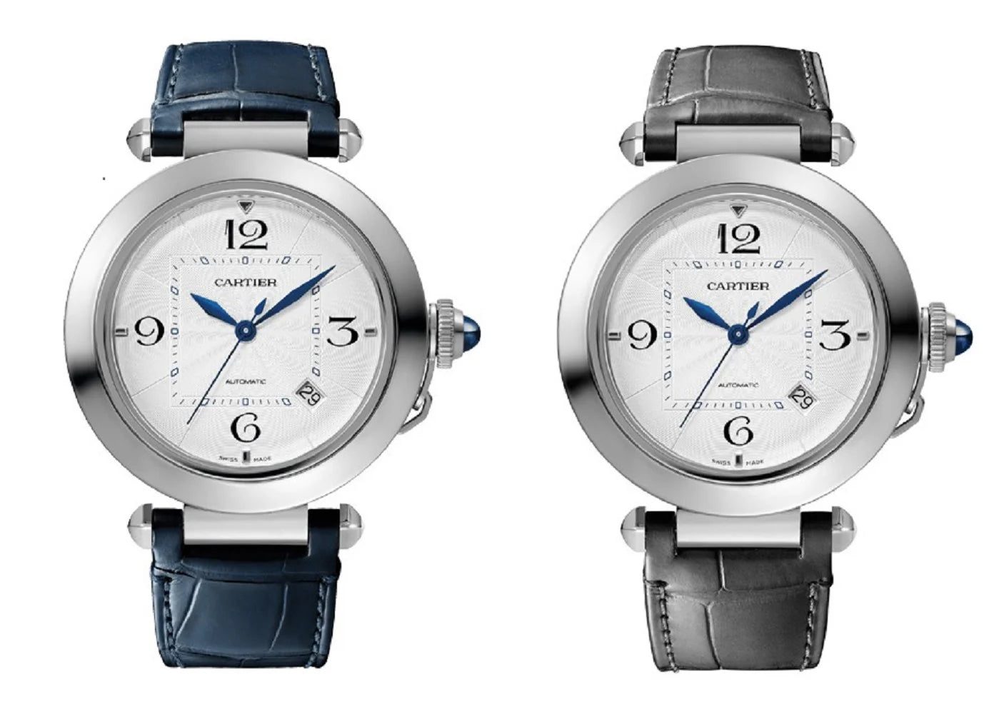 Unworn  Pasha De , Stainless Steel, 41Mm, Ref# WSPA0010, Box and Papers