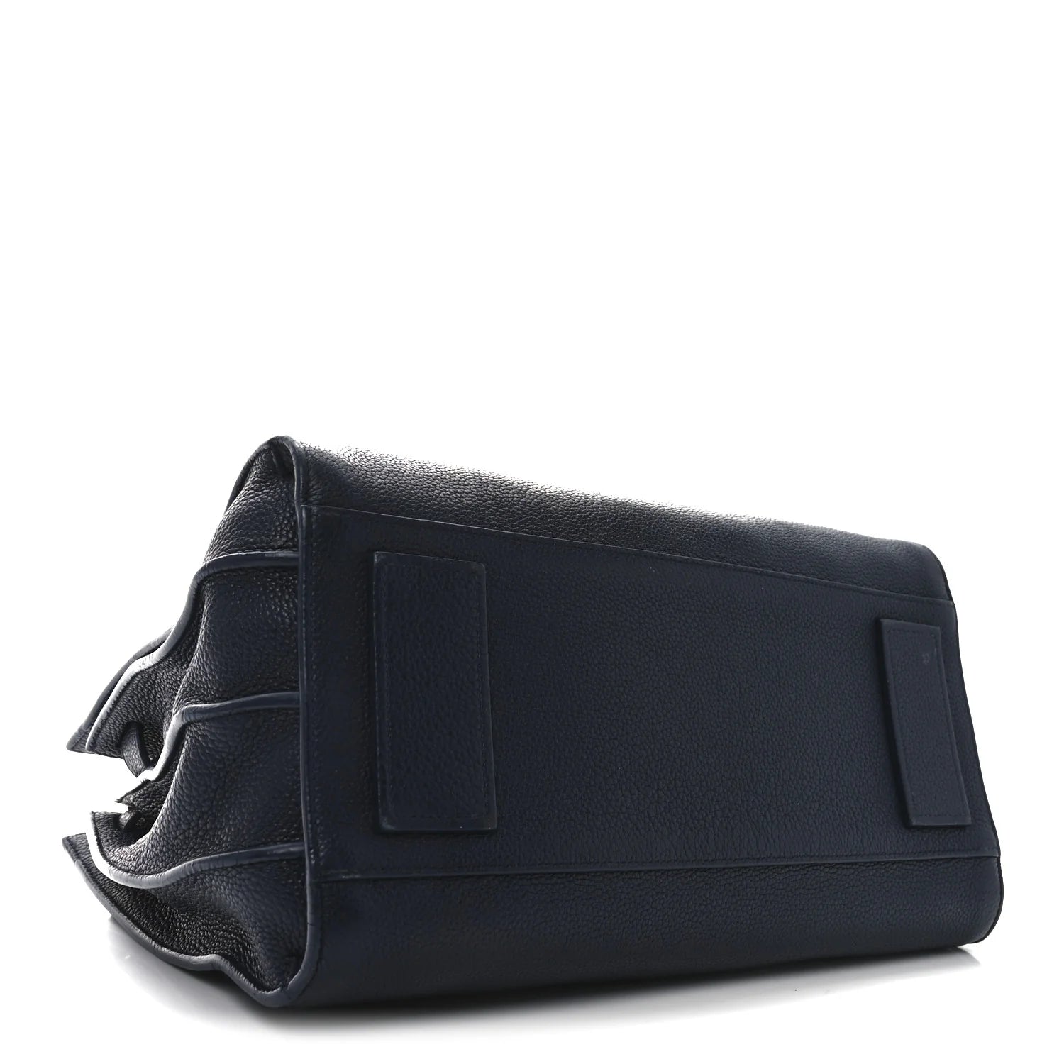 Grained Calfskin Small Supple Sac De Jour Navy