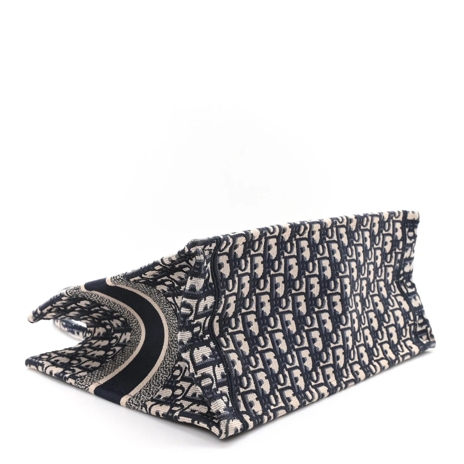 Oblique Medium Book Tote Blue Multicolor