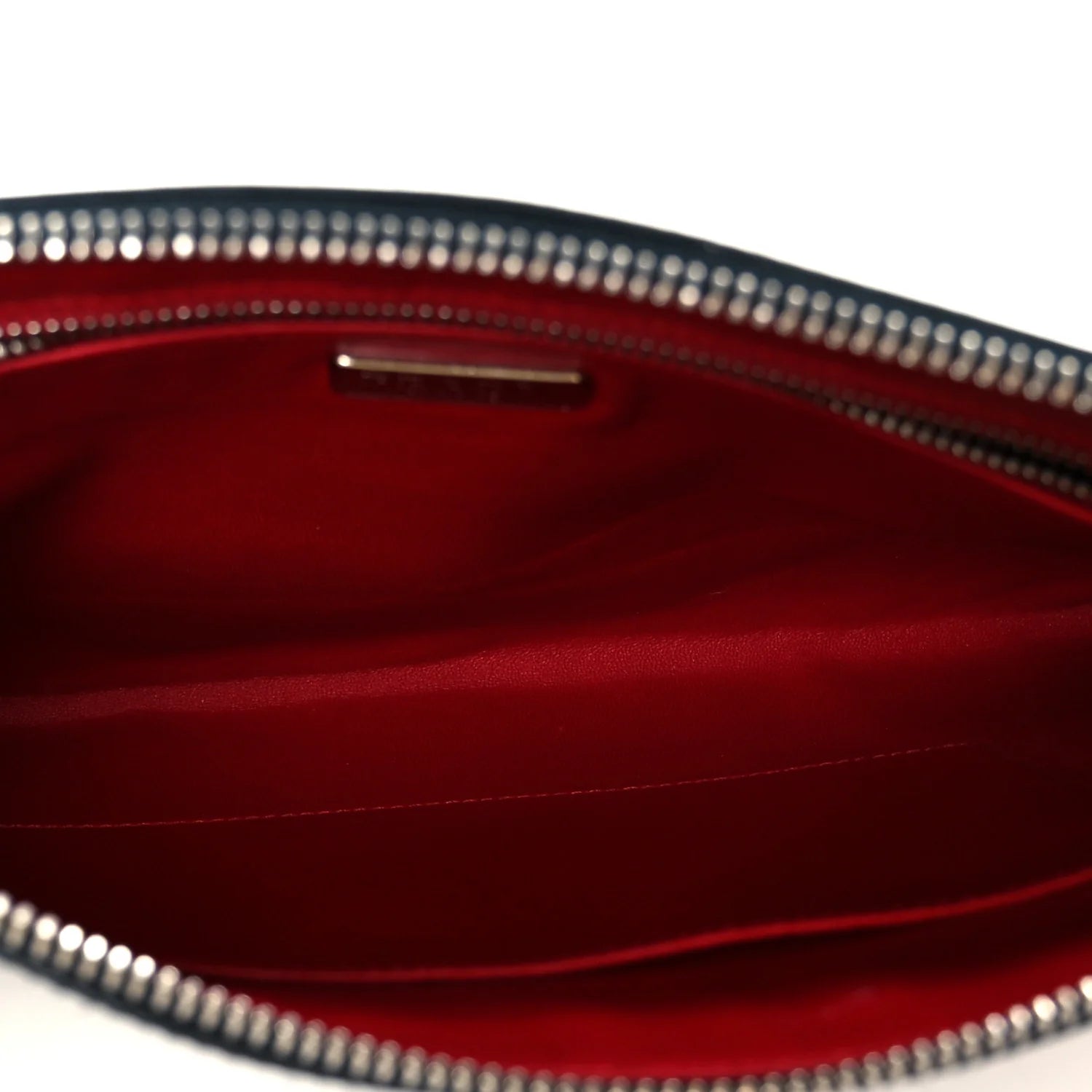 Saffiano Lux Clutch Pouch Black