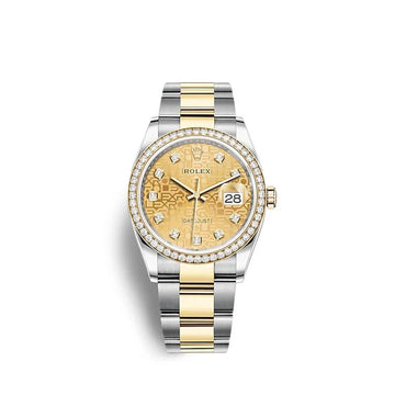 Datejust 36 Oystersteel and Yellow Gold Ref# 126283RBR-0020