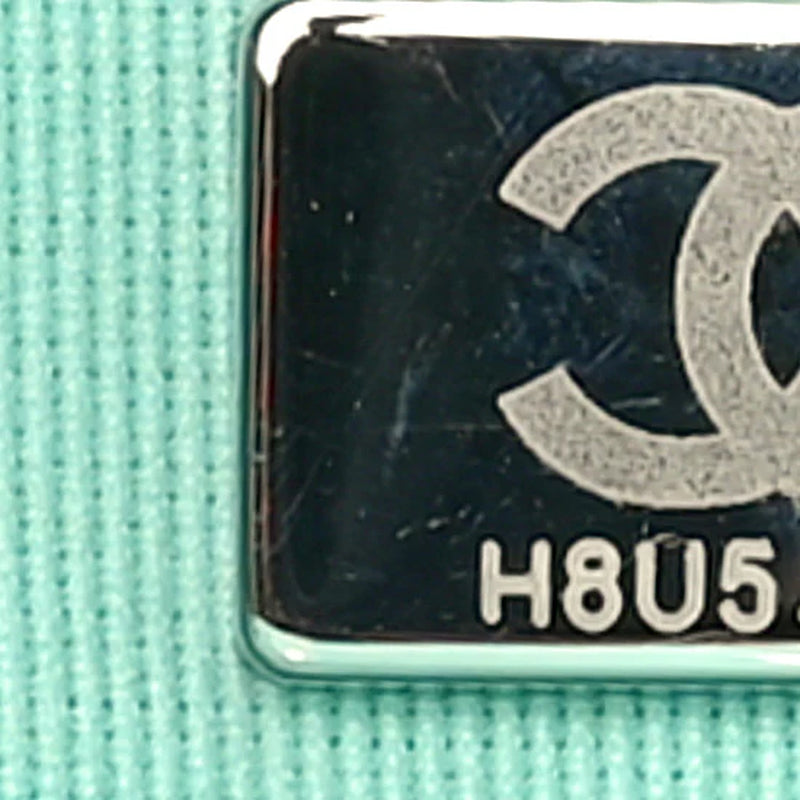 Shaded Calfskin Small Deauville Tote Light Green Turquoise Purple