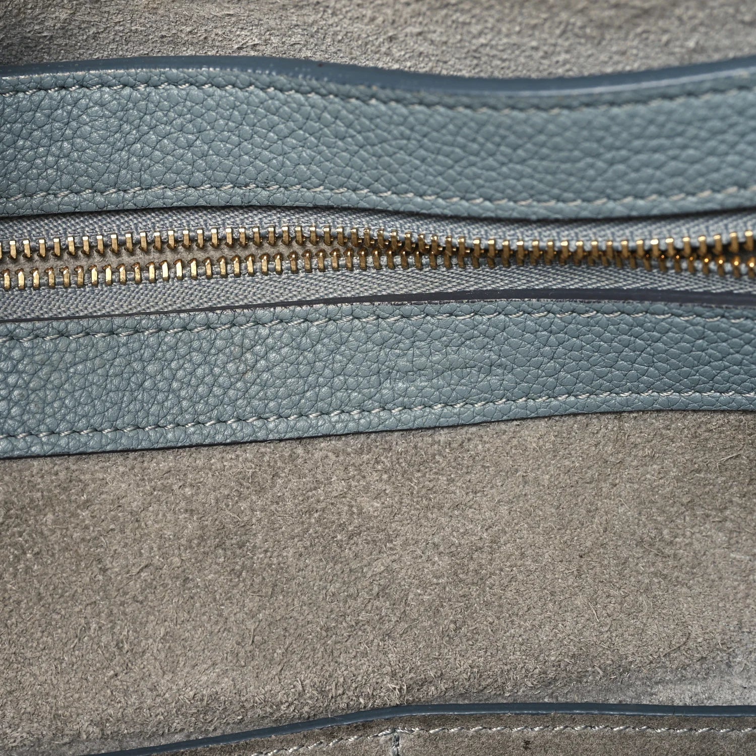 Soft Grained Calfskin Small Belt Cabas Phantom Storm