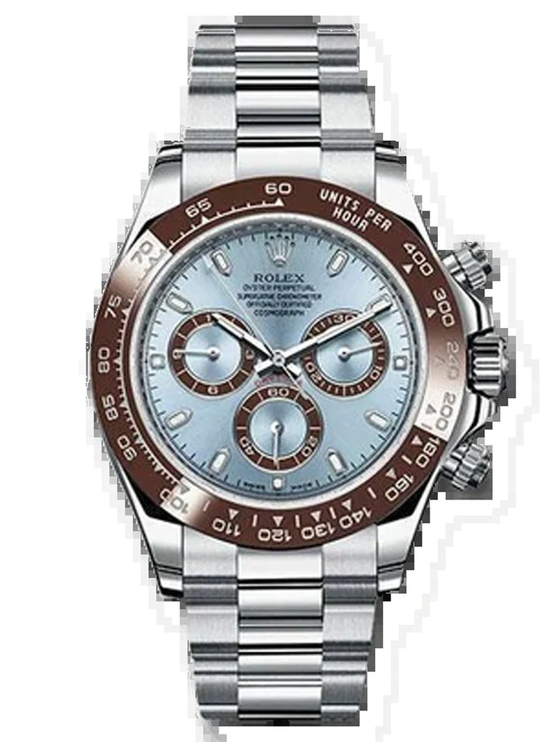 Rolex Daytona Platinum Ice Blue Dial Automatic Chronograph 116506 Ib / 2020