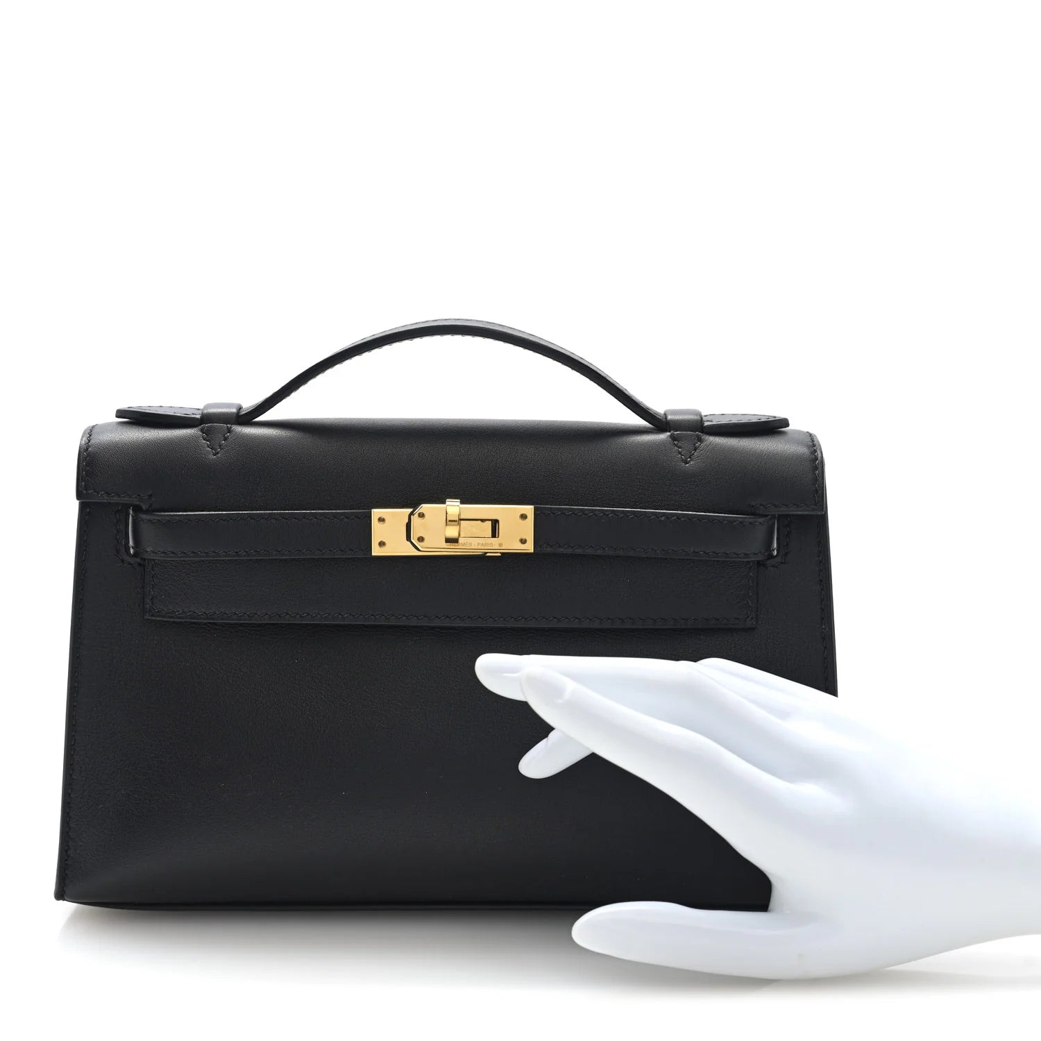Swift Kelly Pochette Clutch Black