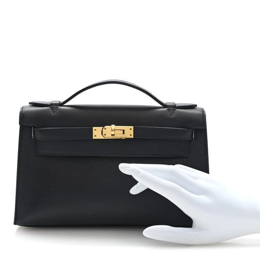 Swift Kelly Pochette Clutch Black