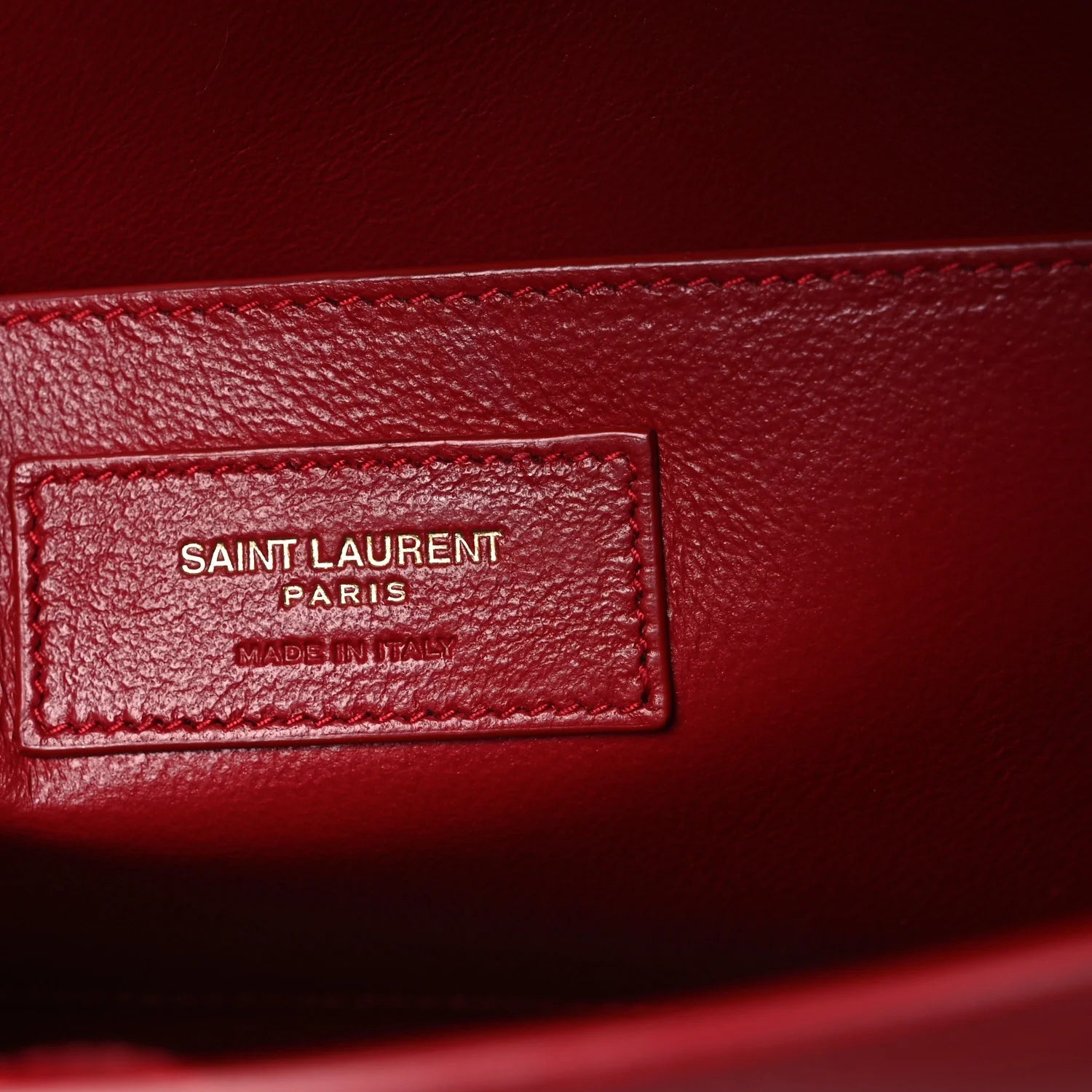 Smooth Calfskin Manhattan Shoulder Bag Rouge Eros