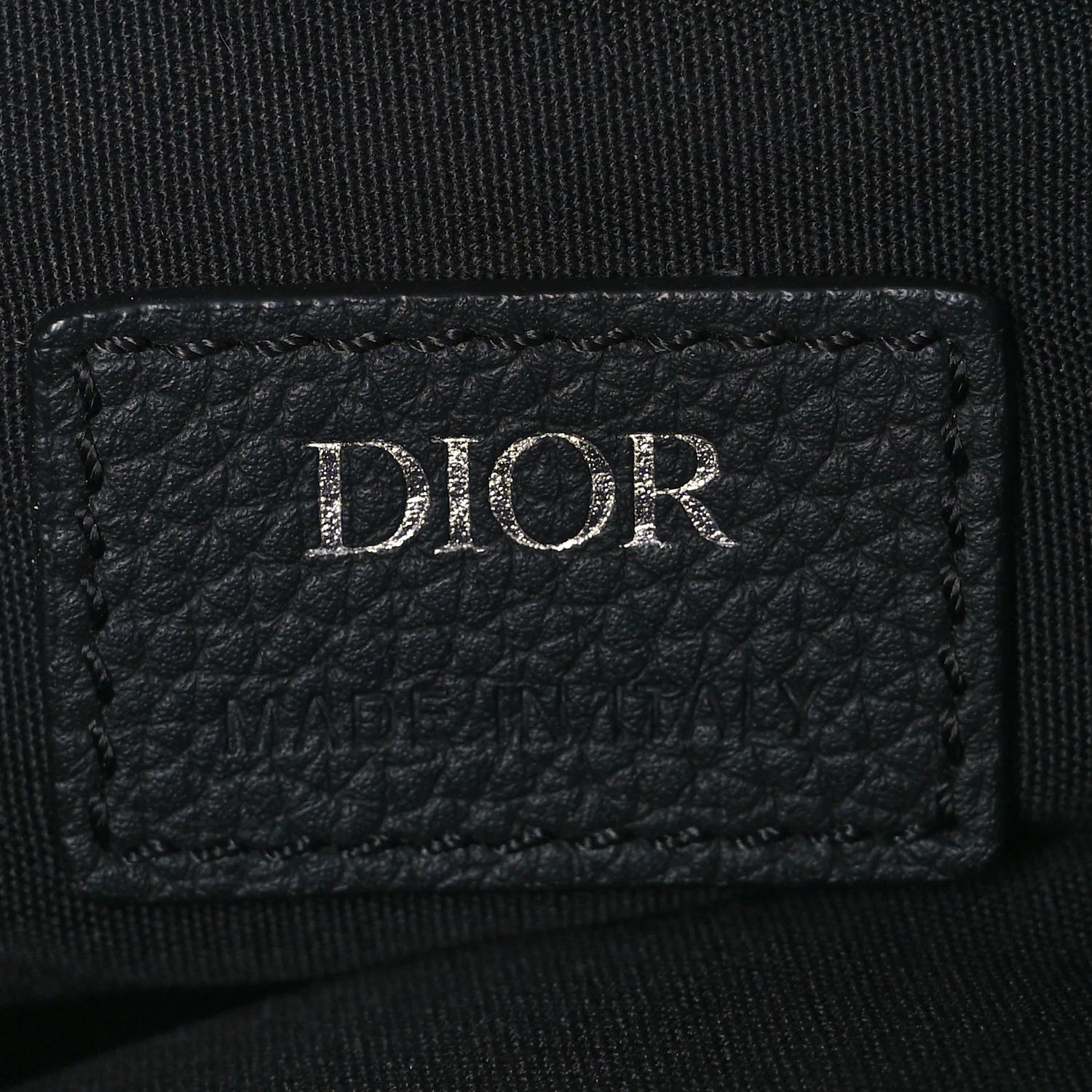 Oblique Mens Saddle Bag Black Blue