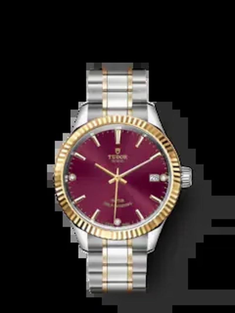 Style, Stainless Steel and Yellow Gold with Diamond-Set, 34Mm, Ref# M12313-0015