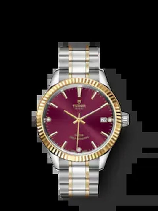 Style, Stainless Steel and Yellow Gold with Diamond-Set, 34Mm, Ref# M12313-0015