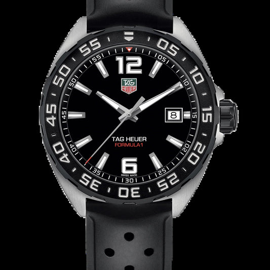 Unworn  Formula 1 Date, Stainless Steel, 41Mm, Ref# WAZ1110.FT8023, Box & Papers