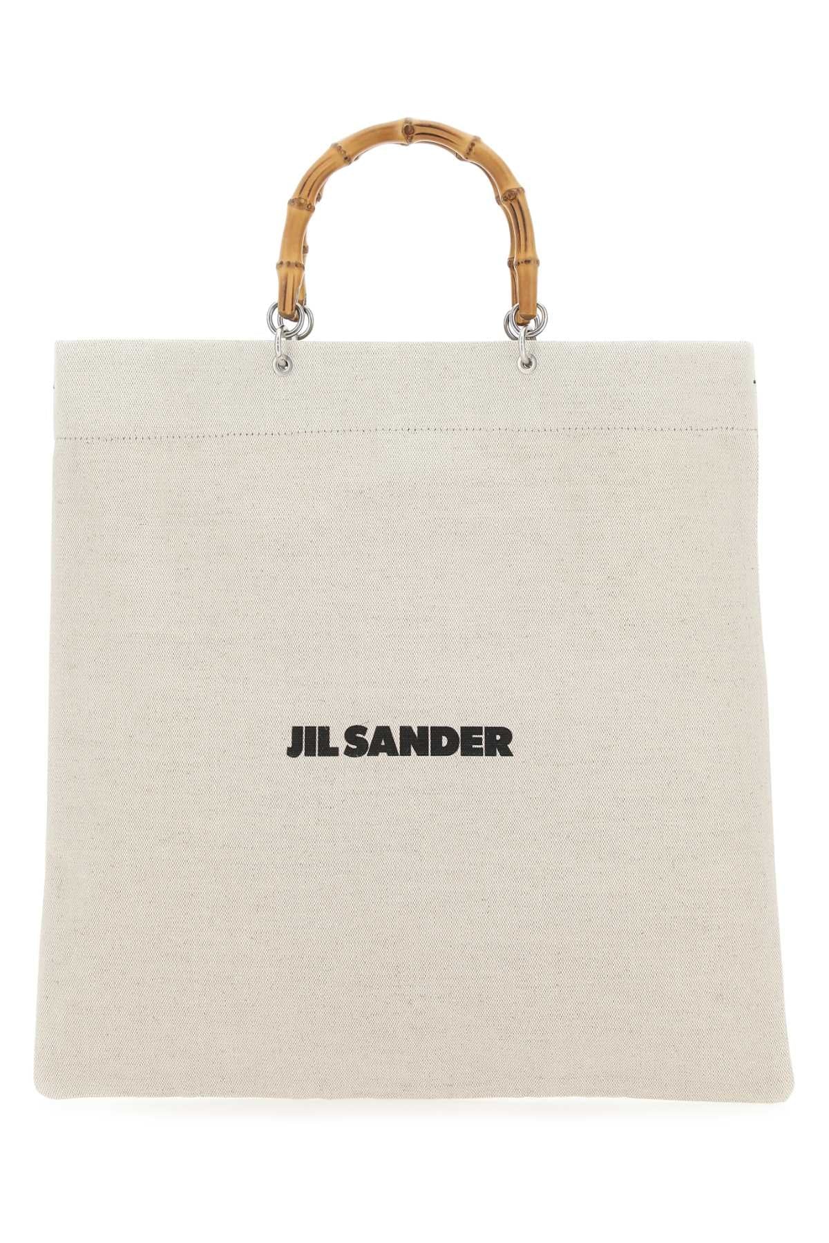 SAND CANVAS HANDBAG