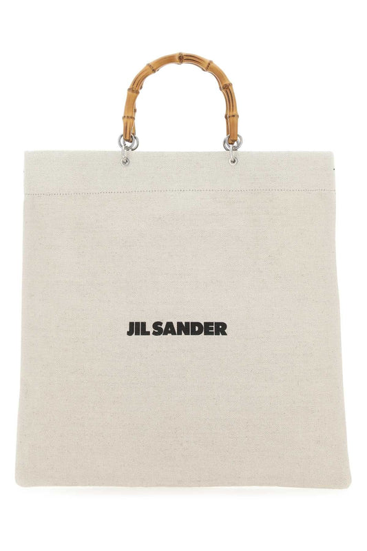 SAND CANVAS HANDBAG
