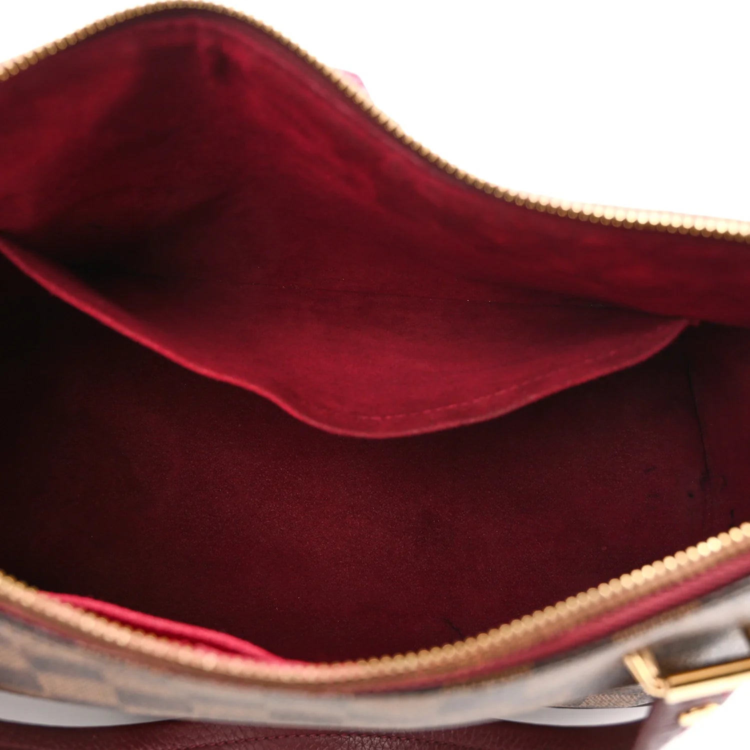 Damier Ebene Cuir Taurillon Hyde Park Fuchsia