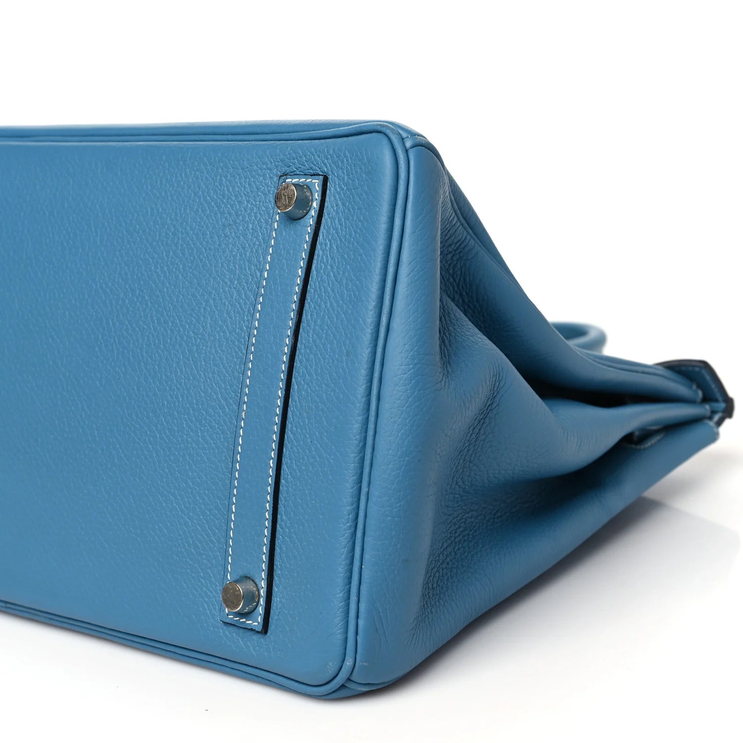 Taurillon Clemence Birkin 35 Blue Jean