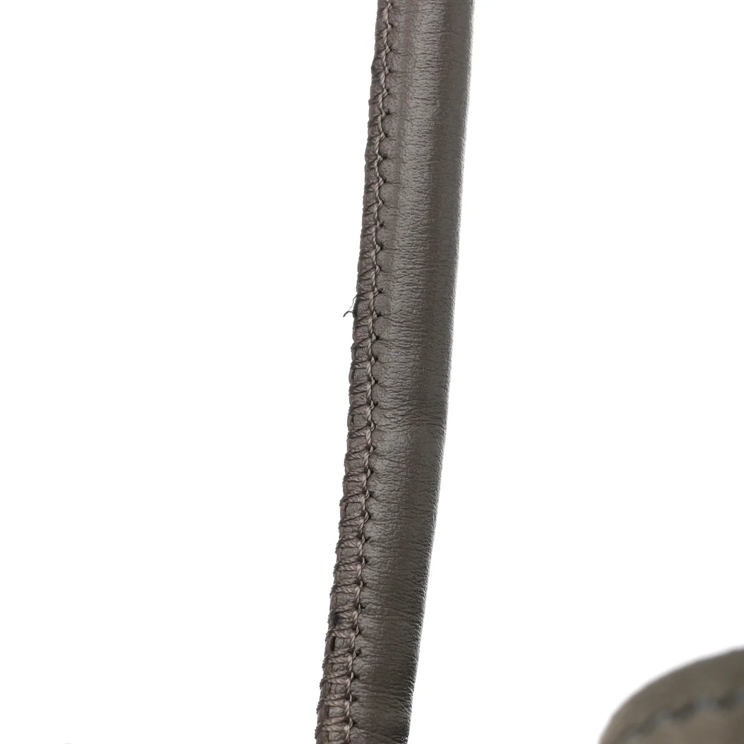 Suede Medium Double Tassel Bucket Bag Graphite