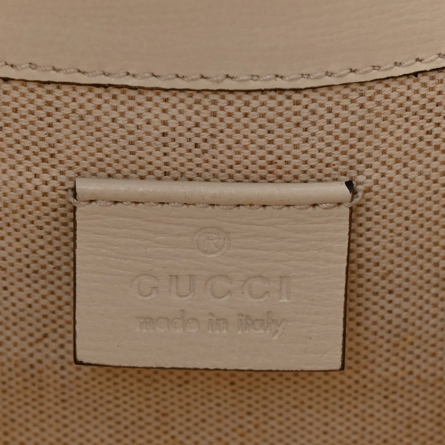 Textured Calfskin Small Horsebit 1955 Foldover Top Handle Bag Mystic White