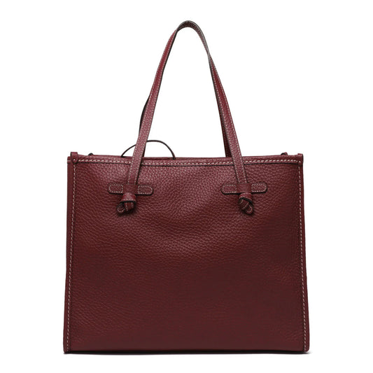 WINE BERRY LEATHER BAG