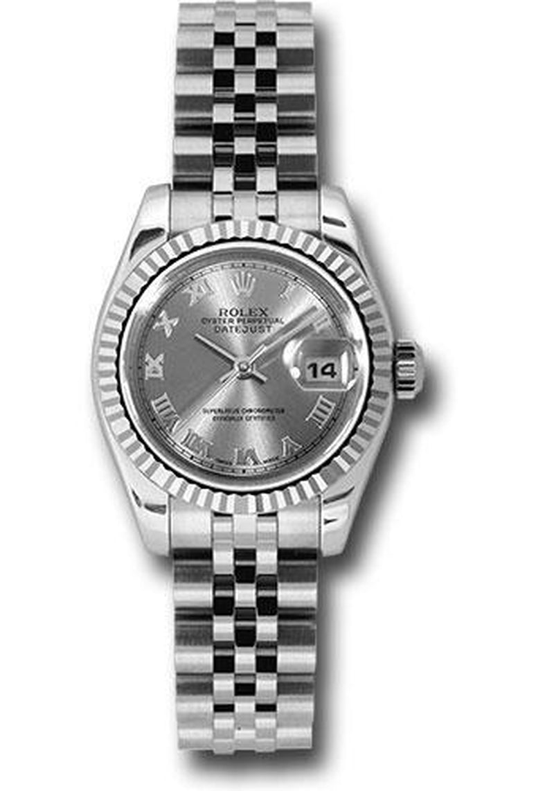 ROLEX Lady-Datejust Rhodium Dial Stainless Steel Watch