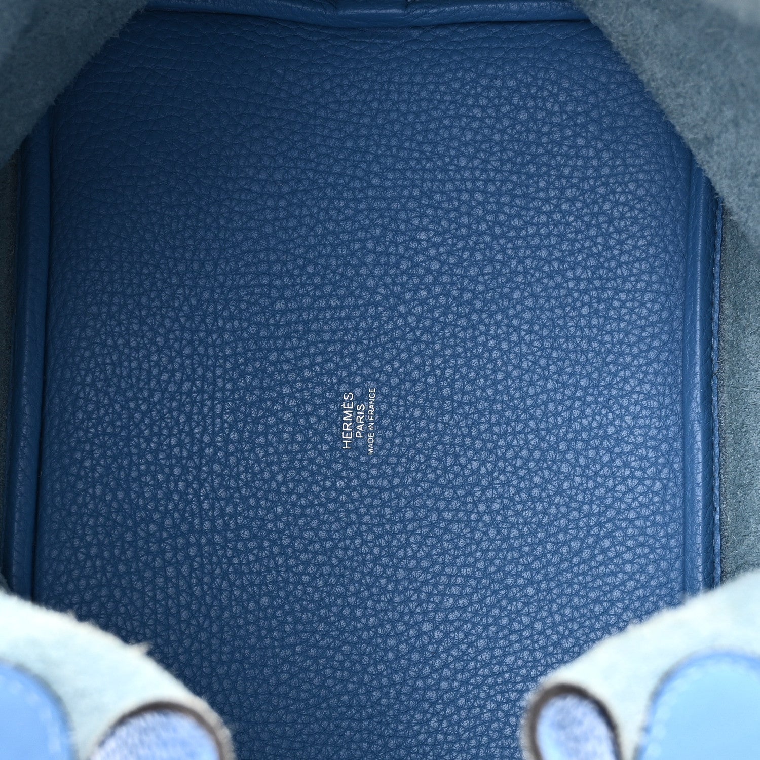 Taurillon Clemence Swift Picotin Lock 22 MM Bleu Paradis