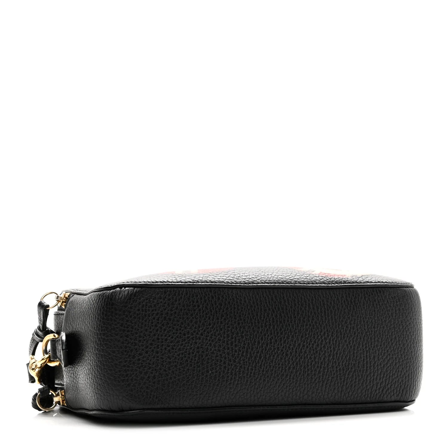 Grained Calfskin Sylvie Web Kingsnake Small Camera Bag Black Multicolor