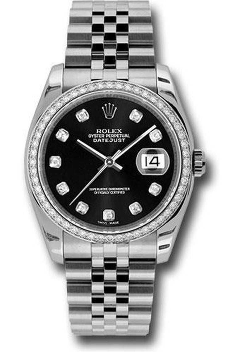 Rolex Datejust 36Mm Watch 116244 Bkdj