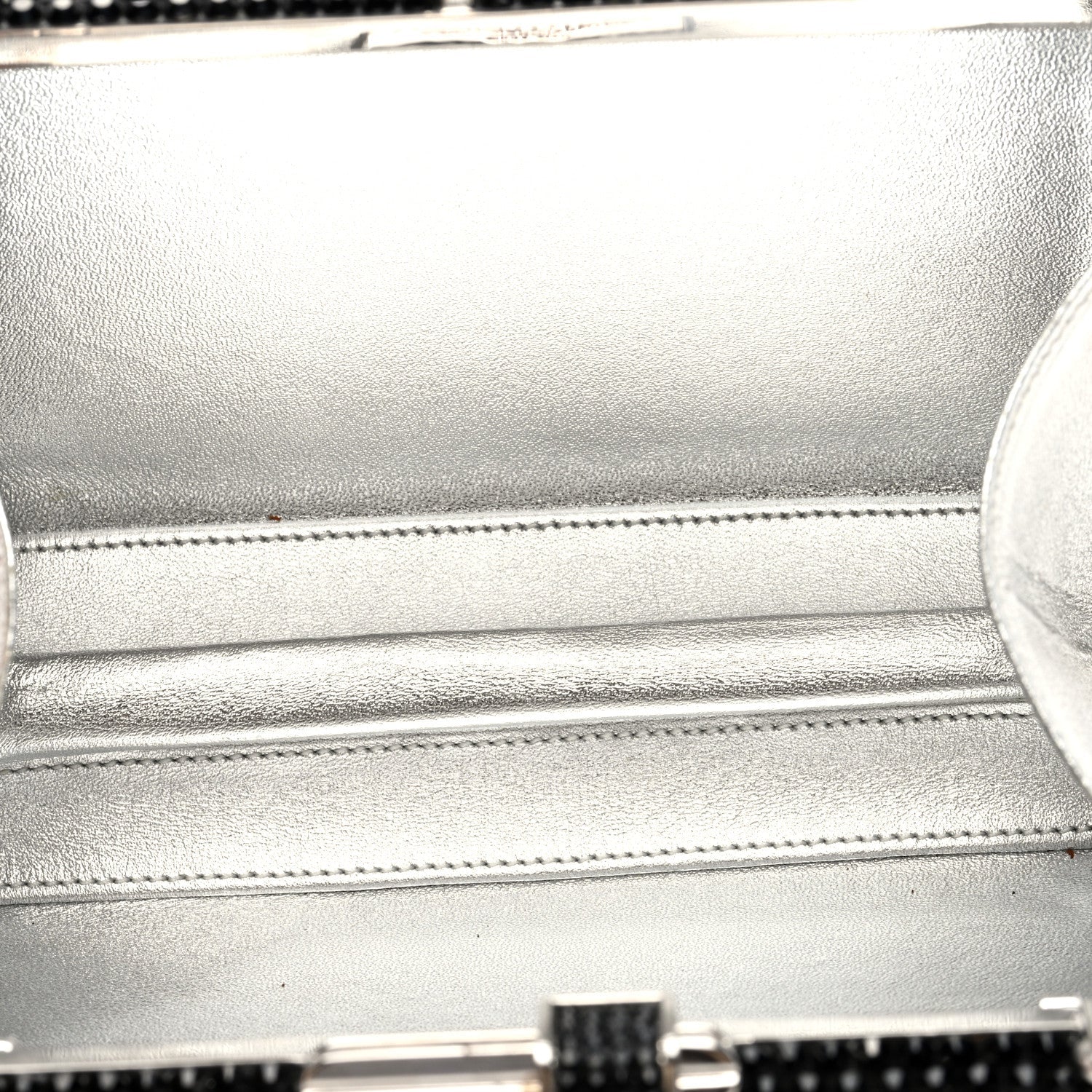 Swarovski Crystal Minaudiere Clutch Black