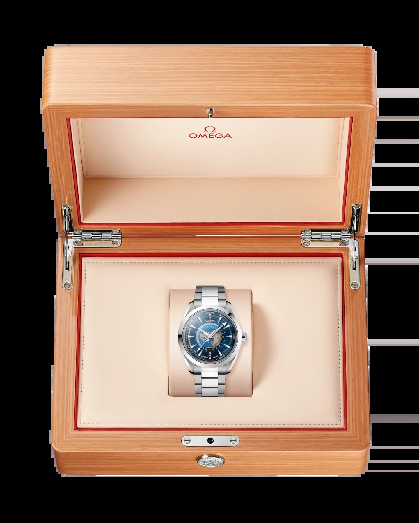 Seamaster AQUA TERRA 150M CO‑AXIAL MASTER CHRONOMETER GMT WORLDTIMER Ref# 220.10.43.22.03.001