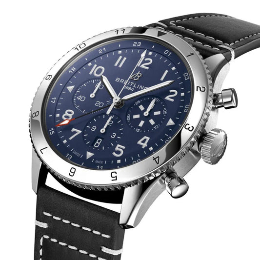 Super AVI B04 Chronograph GMT 46 Tribute to Vought F4U Corsair Ref# AB04451A1C1X1