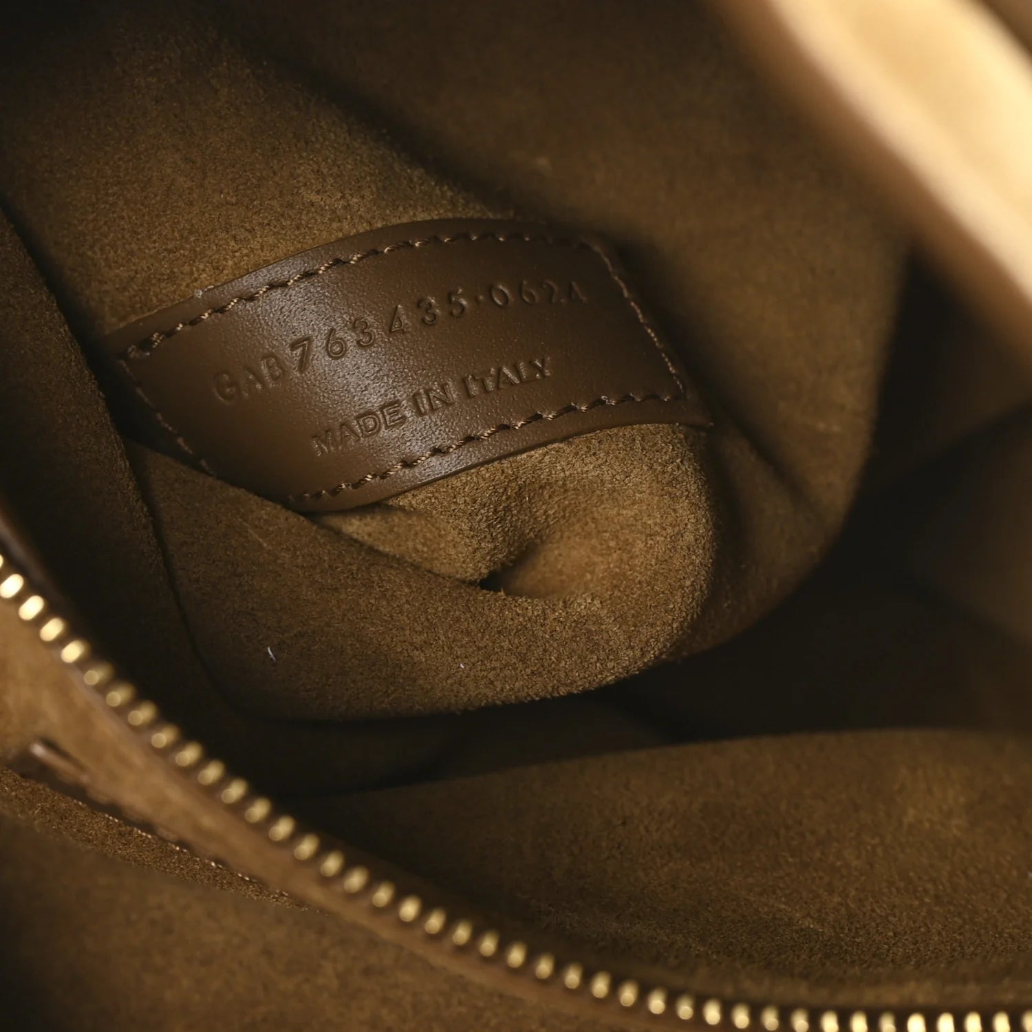 Suede Bea Tote Golden Leaf