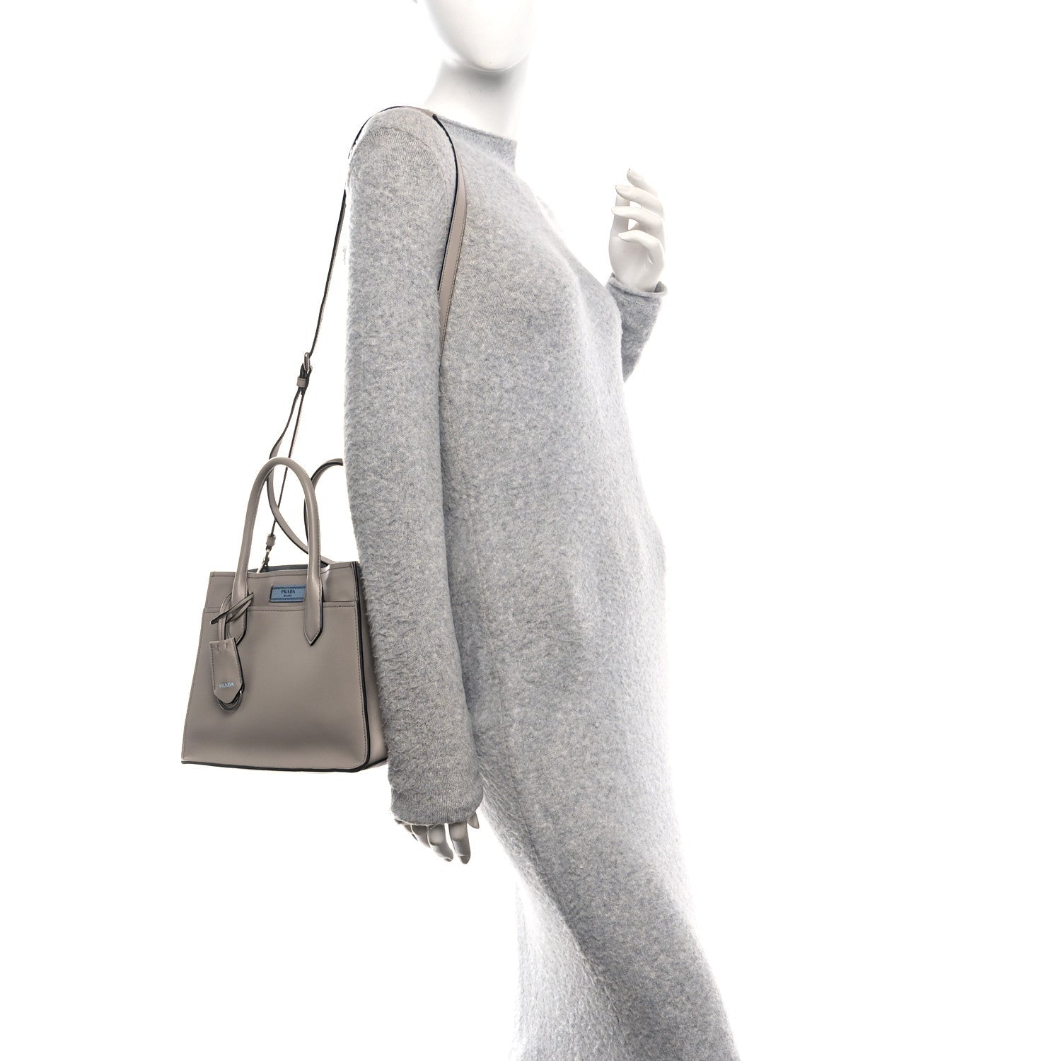 City Calfskin Etiquette Tote Pomice Astra