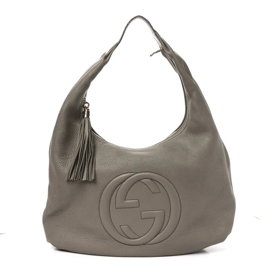 Pebbled Calfskin Large Soho Hobo New Fango