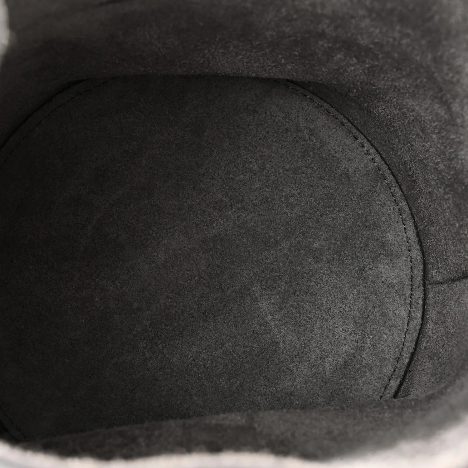 Smooth Calfskin Nano Big Bag Bucket Grey