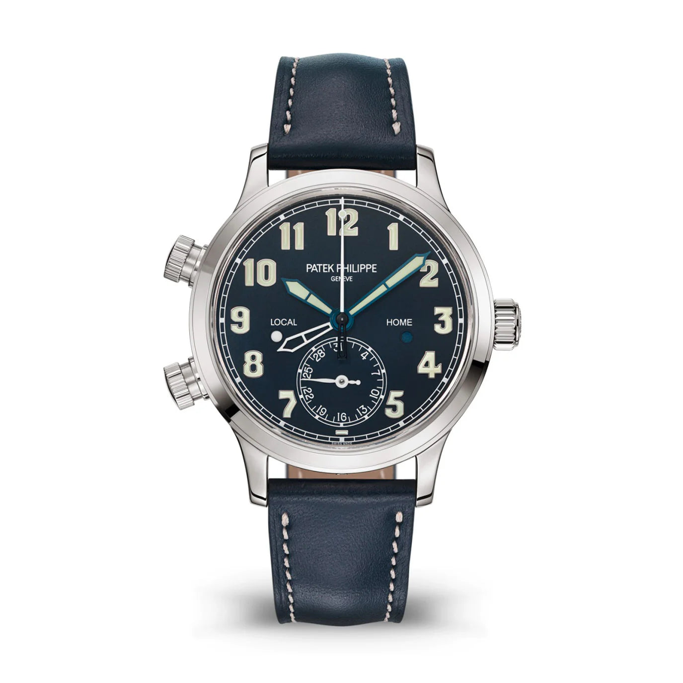 Complication, 18K White Gold, Calatrava Pilot Travel Time 37,5Mm, Ref# 7234G-001